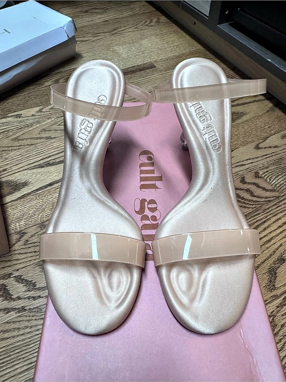 dollskill Strappy High Heels in Pink Like New